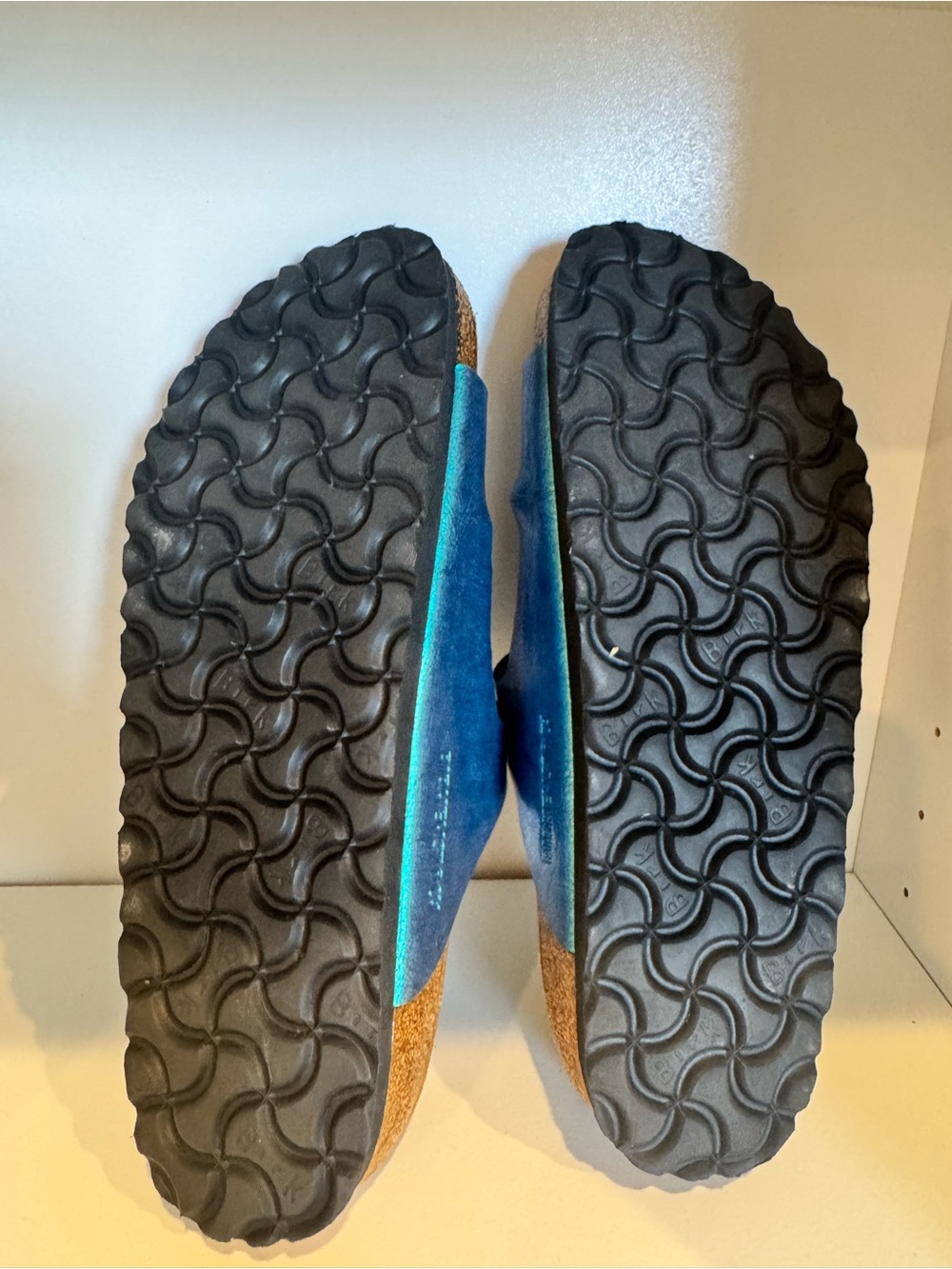 Birkenstock Florida Graceful Gemm Blue Iridescent Sandals EU 38 US 7-7.5 - Picture 5 of 7